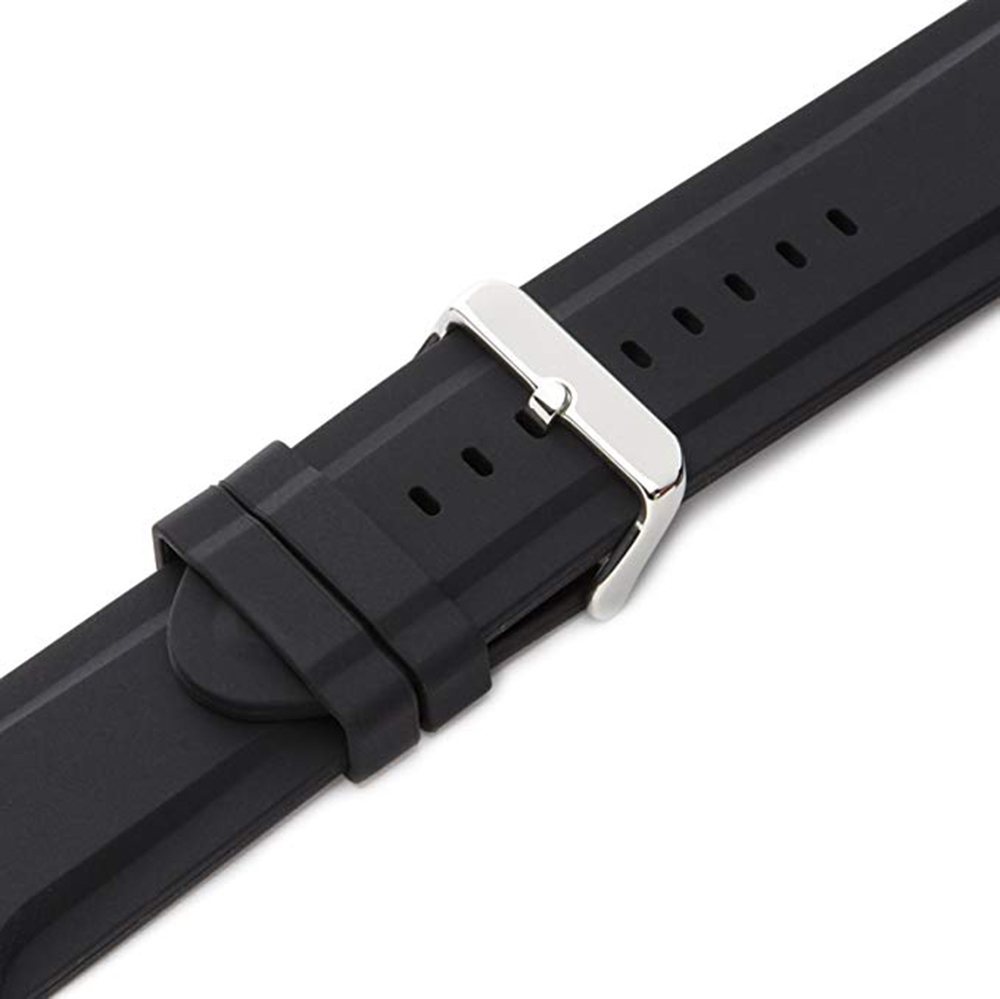 28mm Black Silicone Watch Band Invicta 2