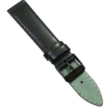 18mm Genuine Leather Watch Band Strap Fits KHAKI X-WIND H776460 H77646833 WATCH Black Black Pin buckle