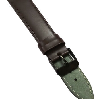 18mm Genuine Leather Watch Band Strap Fits KHAKI X-WIND H776460 H77646833 WATCH Dark Brown Black Pin Buckle