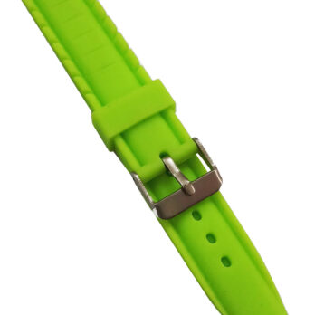 16mm Silicone Rubber Watch Band Strap Fits 1853 Green Pin Buckle