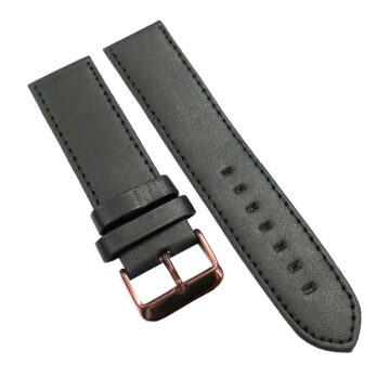 22mm Genuine Leather Watch Band Strap Fits MARI GMT LUMINOR Black Brown Pin Buckle