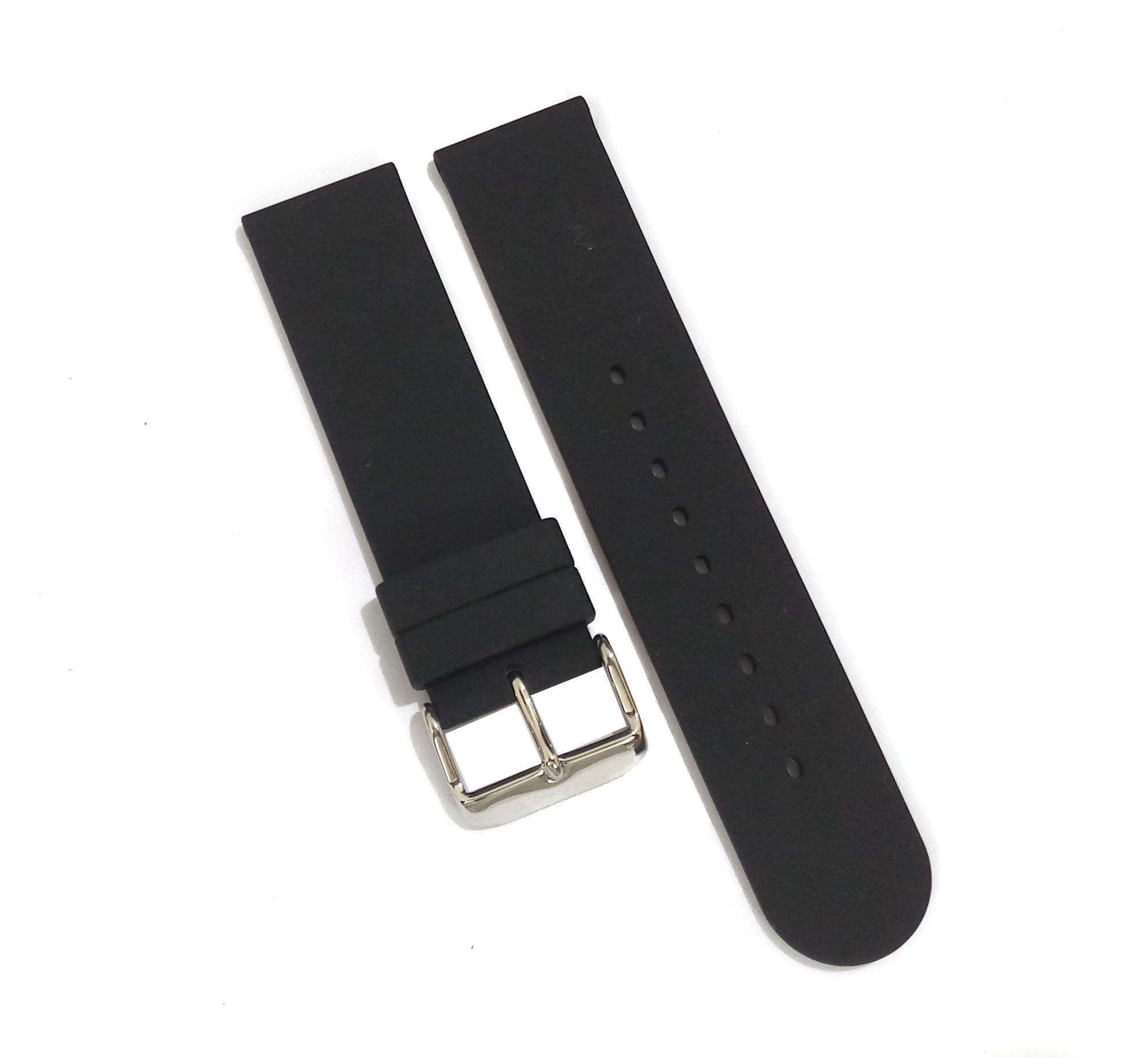 22mm Silicone Rubber Watch Band Strap Fits KHAKI X-WIND H776460 H77646833 WATCH Black Pin Buck