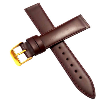 18mm Genuine Leather Watch Band Strap Fits KHAKI X-WIND H776460 H77646833 WATCH Brown Golden Pin Buckle