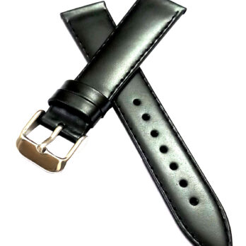 18mm Genuine Leather Watch Band Strap Fits KHAKI X-WIND H776460 H77646833 WATCH Black Silver Pin Buckle