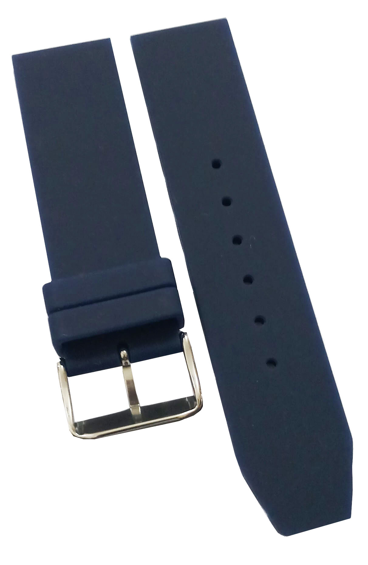 22mm Silicon Rubber Watch Band Strap Fits HYDRO CONQUEST Dark Blue Pin Buckle - Image 5
