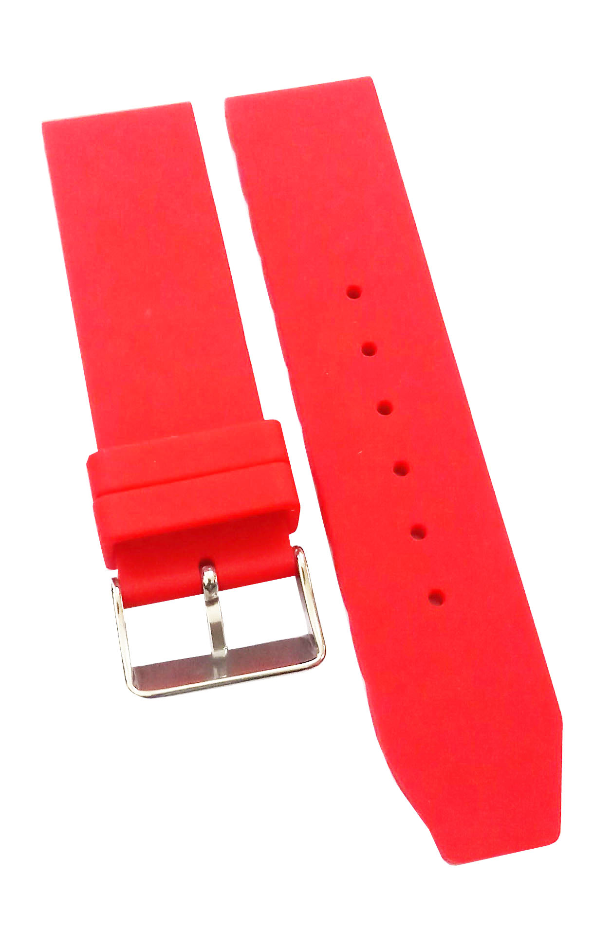 22mm Silicon Rubber Watch Band Strap Fits LUMINOR RADIOMIR Red Pin Buckle - Image 5