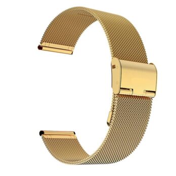 18mm stainless Steel Golden Interchangeble Watchband Strap Mesh Bracelet Adjustable Metal Strap