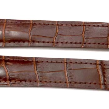 20/18mm Genuine Leather Brown Watch Band Strap for Men and Women | Comfortable and Durable Material