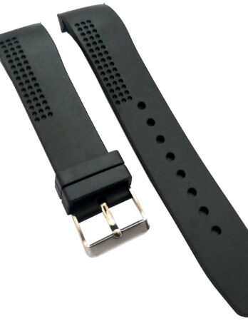 22mm Silicon Rubber Curved End Back Watch Band Strap Fits Boss-3