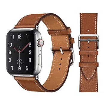 Genuine Leather iwatch Apple 38mm 42mm Series 2 3 4 5 SE Watch Band Strap