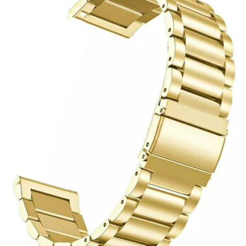 Replacement 14mm Stainless Steel Golden Metal Bracelet Watch Band Strap