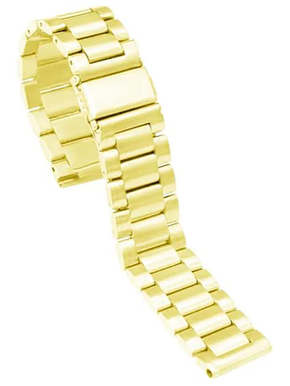 Replacement 14mm Stainless Steel Golden Metal Bracelet Watch Band Strap - Image 3
