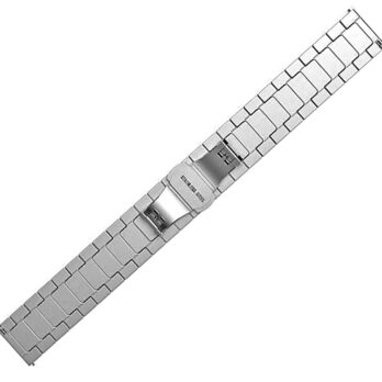 Replacement 22mm Quick Release Stainless Steel Metalic Bracelet Silver Smart Watch Band Strap