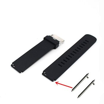 Smartwatch Quick Release 18mm 20mm 22mm 24mm Silicone Rubber Watch Band Strap Wholesale Job Lot Black Blue Brown