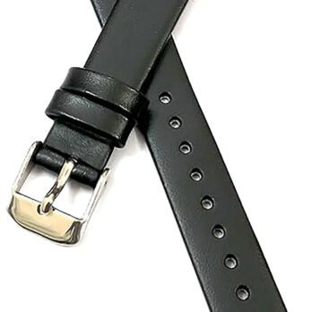 Ewatchaccessories 10mm 12mm 14mm 16mm 18mm Genuine Leather Black Lavender Brown Maroon Off White Orange Pink Red Silver Buckle Clasp Watch Band Strap for Men and Women