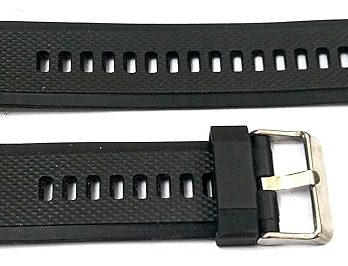 Ewatchaccessories 22mm Replacement Silicone Rubber Watch Band Strap Fits Marine Gear : AMW320/ Monster – Z22/ Diver Sports/Navy Seals Series 3000 /AMW-320 AMW-330 AD-520 MD-705 / Databank Calculator