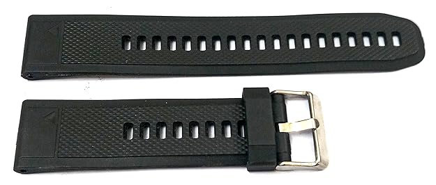 Ewatchaccessories 22mm Replacement Silicone Rubber Watch Band Strap Fits Marine Gear : AMW320/ Monster - Z22/ Diver Sports/Navy Seals Series 3000 /AMW-320 AMW-330 AD-520 MD-705 / Databank Calculator - Image 2