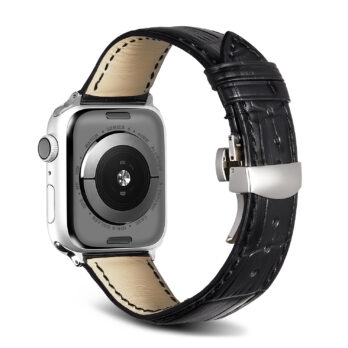 Leather Bands Compatible with Watch Band 38mm 40mm 41mm,& 42mm 44mm 45mm 49mm  Watch Band Compatible for iWatch SE2 SE Series 9 8 7 6 5 4 3 2 1,38mm 40mm 41mm Black