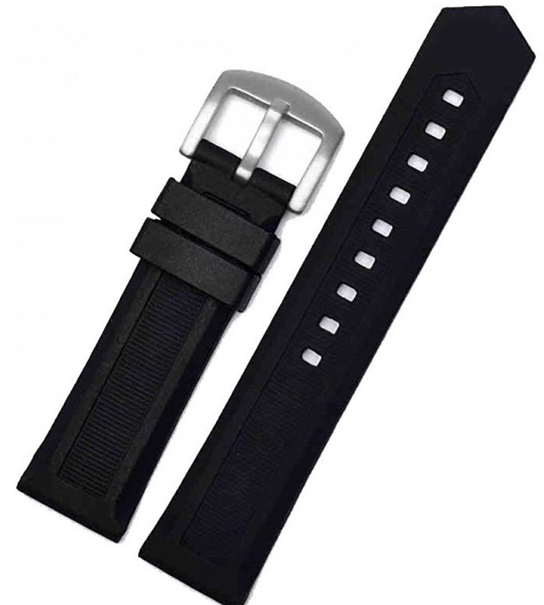 26mm Silicone Rubber Watch Band Strap - Image 2