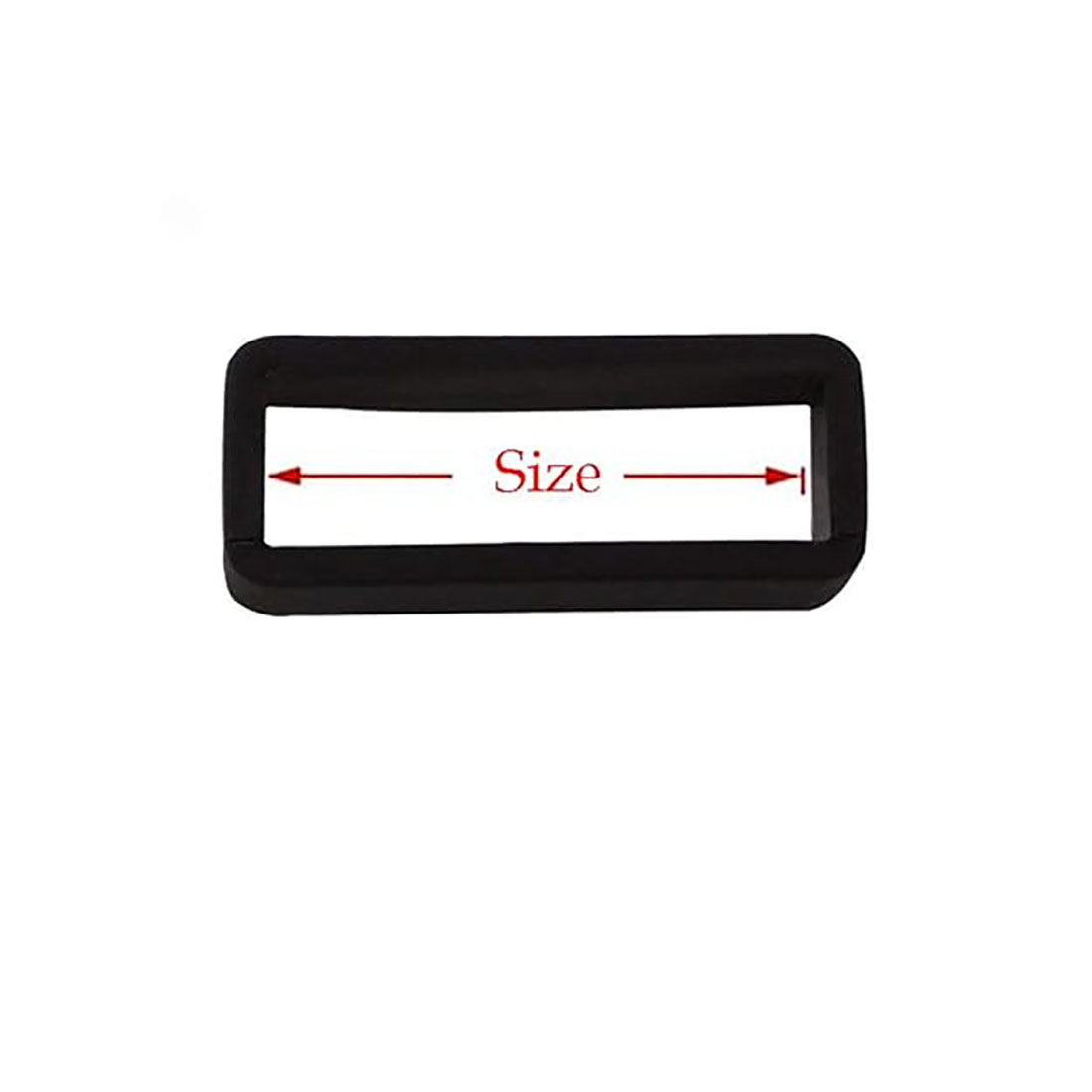 EWatchAccessories 6 Pcs Watch Band Keepers 18mm 20mm 22mm Silicone Watch Strap Holder Loops Retainer Black Rubber Keeper Fastener Rings for Smart Sport Watches Parts (2Pcs Each Size) - Image 4