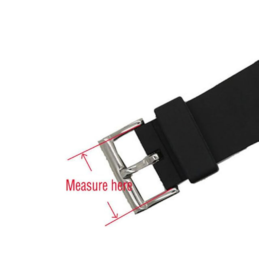 EWatchAccessories 6 Pcs Watch Band Keepers 18mm 20mm 22mm Silicone Watch Strap Holder Loops Retainer Black Rubber Keeper Fastener Rings for Smart Sport Watches Parts (2Pcs Each Size) - Image 5