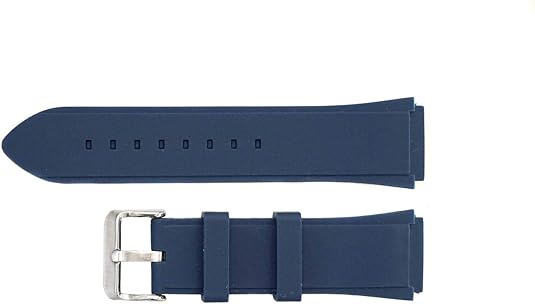 26mm Blue Rubber Watch Band Strap Compatible with W0247G3 W0248G5 W0247G4 W0040G1 W0040G3 W0040G7 - Image 3