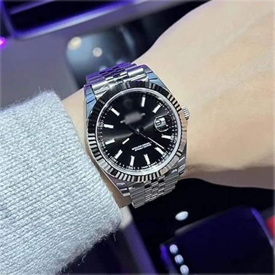 Watch Band Metal Stainless Steel Silver Solid Strap 20mm Jubilee Quick Release Premium Polished Brushed Flexible Metal Watch Bracelet Strap Men Replacement Band - Image 4