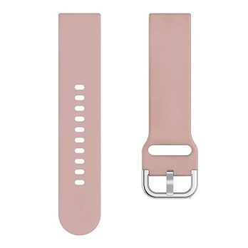 20mm Pink Quick Release Watch Band Soft Silicone Replacement Strap for Smartwatch