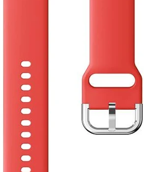20mm Red Quick Release Watch Band Soft Silicone Replacement Strap for Smartwatch
