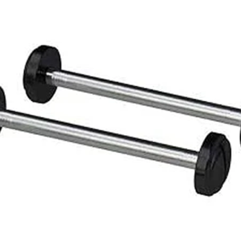 22mm Silver with Black Watch Band Push Pin Bar Rod for Strap Lug Link