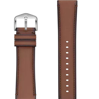 22mm Replacement Tan Leather Watch Band Strap For Men & Women | Comfortable & Durable