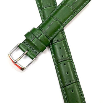 14mm Green Replacement Geniune Leather Watch Strap For Men And Women | Comfortable & Durable