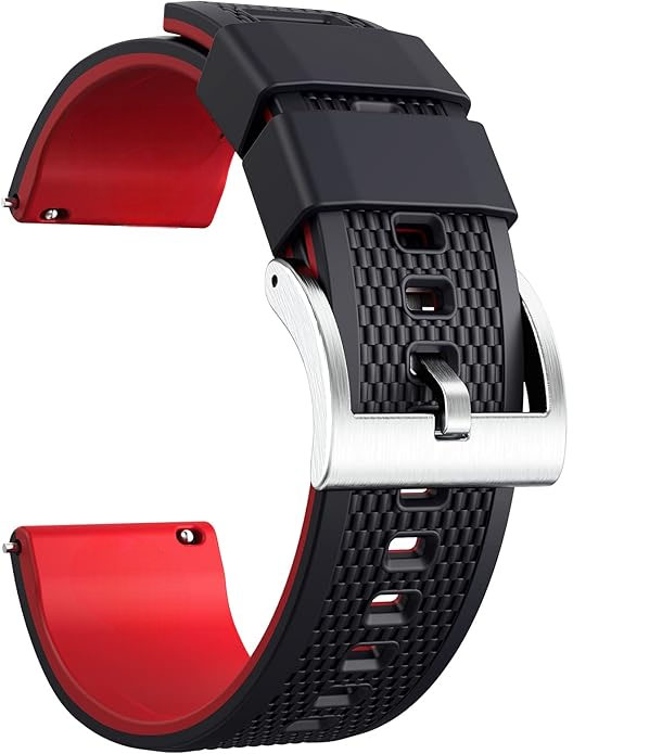 QR SIlicone Black Red