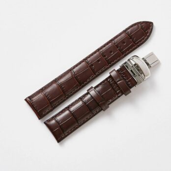 20mm Brown Leather Watch Strap Band With Buckle Made Fits Seiko PRESAGE SPB041J1