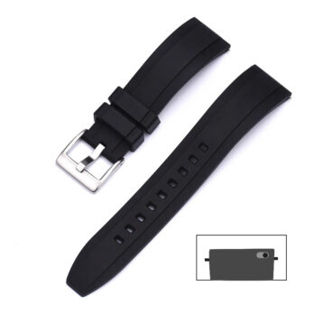 Quick Release FKM Rubber Watch Band  22mm Silicone Watch Strap